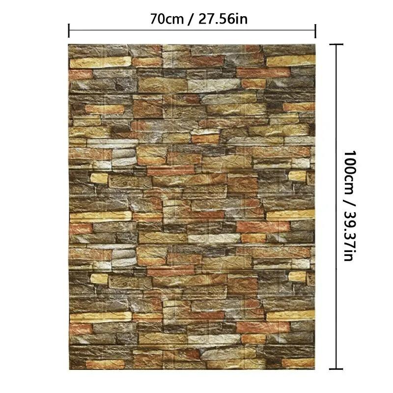 Decorative Waterproof And Moisture-Proof Self-Adhesive Wallpaper Retro Style Home Decor Bedroom Living Room Background Wall Quality