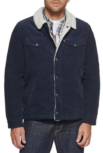 Демисезонная куртка Levi's Corduroy Sherpa Lined Trucker Jacke