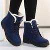 Fashion Women Boots Korean Style Women Boots For Winter 2024 Snow Boots Ankle Winter Shoes Women Fur Botas Mujer Low Heels Short Boot