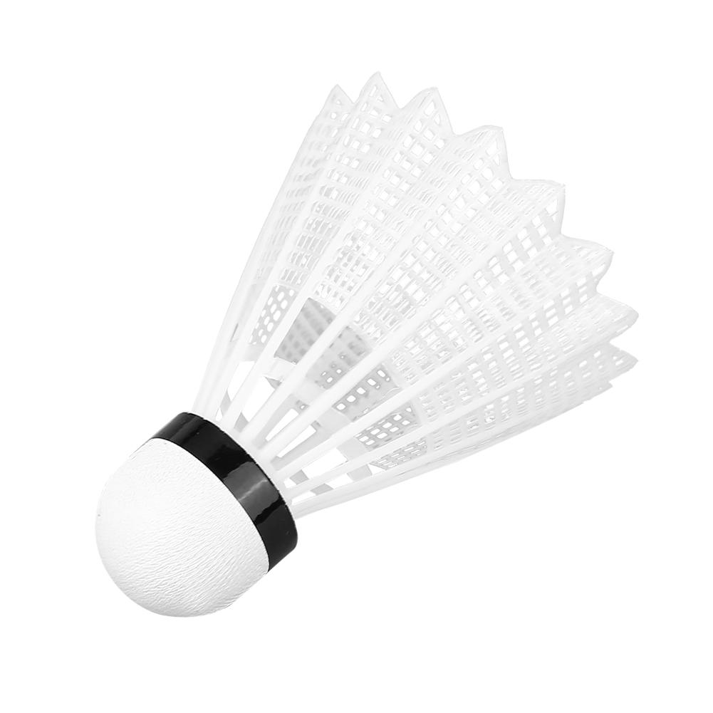 6Pcs White Badminton Balls Shuttlecocks Outdoor Sports Ball Training Accessory