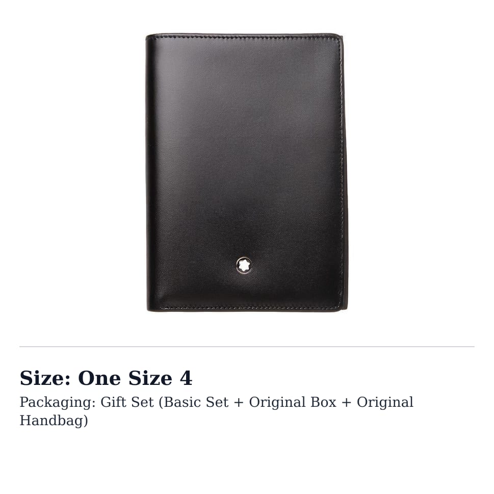 MONTBLANC Meisterstuck divkārši salokāma vīriešu ādas