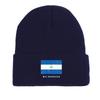 Nicaragua Flag Warm Knit Cap Beanie, Patriotic Man Cap Warm Stretchable Casual Bobble Hat Knitted Cap Beanie