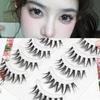 Lashie - Set of 5 Pairs: Doll Eye Spiky Clear Band False Eyelashes