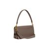 Coach Tabby 26 Druckknopfverschluss Polierte Textur Leder Handtasche Mittel Damenhandtaschen Dunkelbraun CH857-B4CBD