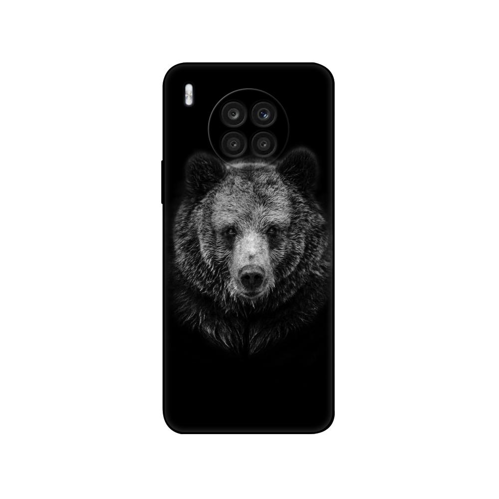 For Honor 50 Lite Case 6.67inch Silicon Back Cover Phone Case For Huawei Honor 50 Lite Case Bumper 50Lite Light Black Tpu Case