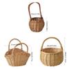 Eco Friendly Natural Wicker Basket Lightweight And Breathable Perfect For Picnic Outings And Home Storage Of Produce