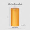 Compact Titanium-Aluminum Tea Storage Can: Small, Portable, and Sealed.