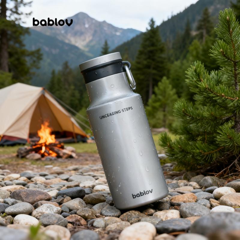 Bablov 480ml Vacuum Flask Stainless Steel Thermos Cup Portable Hot & Cold Insulated Cup Leak-proof Sports/Climbing/Travel Mug