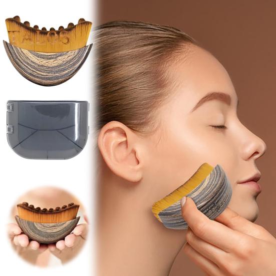 Lymfatická masážní obličejová kartáčová konturovací masážní pomůcka pro konturování linie čelisti a redukci otoků, nástroj pro tvarování obličeje