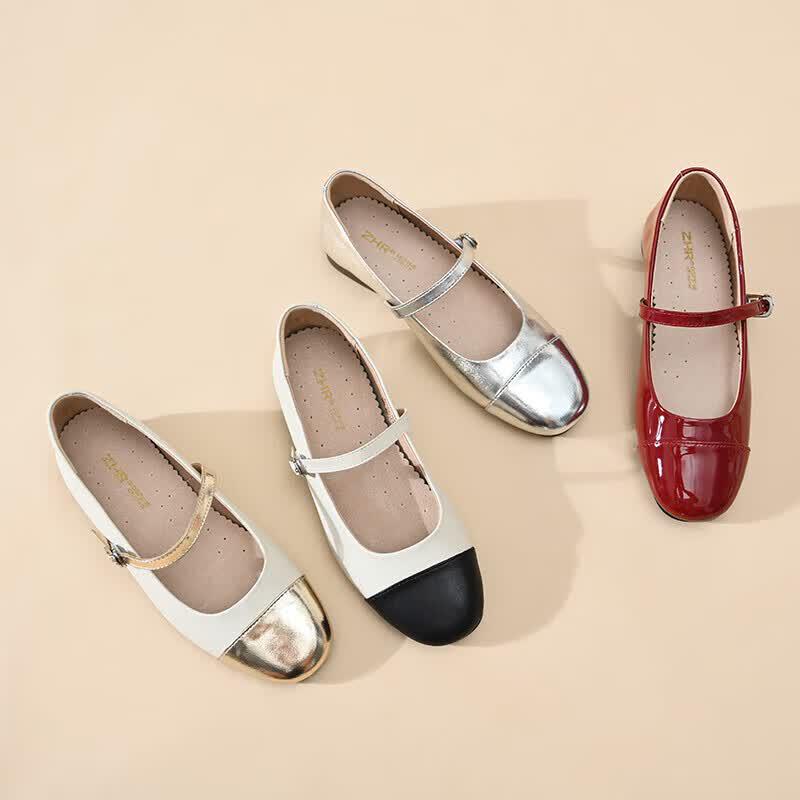 ZHR Women's AH335 French Style Mary Jane Flat Shoes