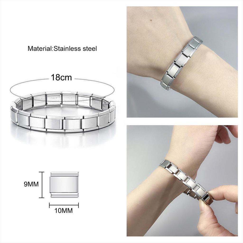 Trendy Stainless Steel Elastic Fashion Bracelet: Adjustable & Bold Design for Men & Women