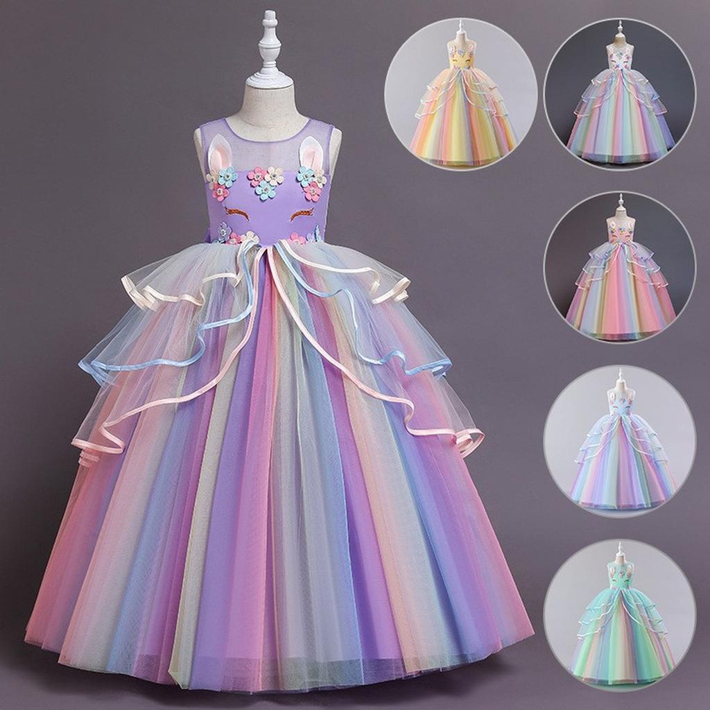 Girls Princess Gown Performance
