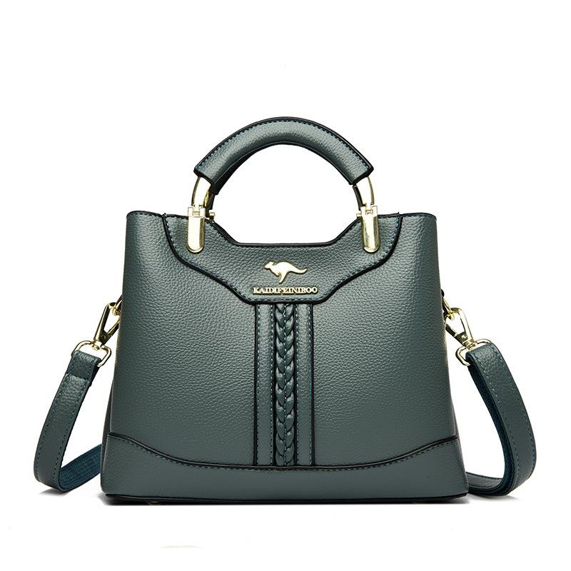 

Сумка через плечо, Женская одноплечевая сумка, Сумка, Женская сумка большой вместимости для женщин среднего возраста зелёный