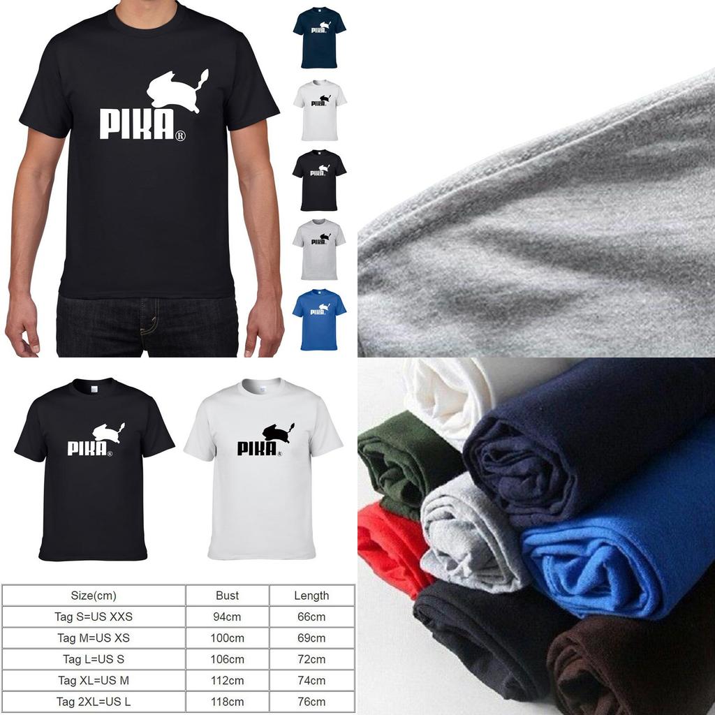 Hochwertiges Pokemon Cartoon Pika Pikachu Lustiges Anime Logo Herren Damen Mehrfarbiges T-Shirt