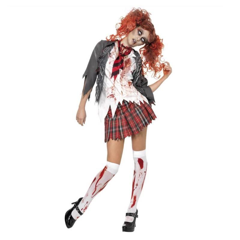 Costume da Studente Zombie per Halloween, Cosplay e Spettacoli Teatrali