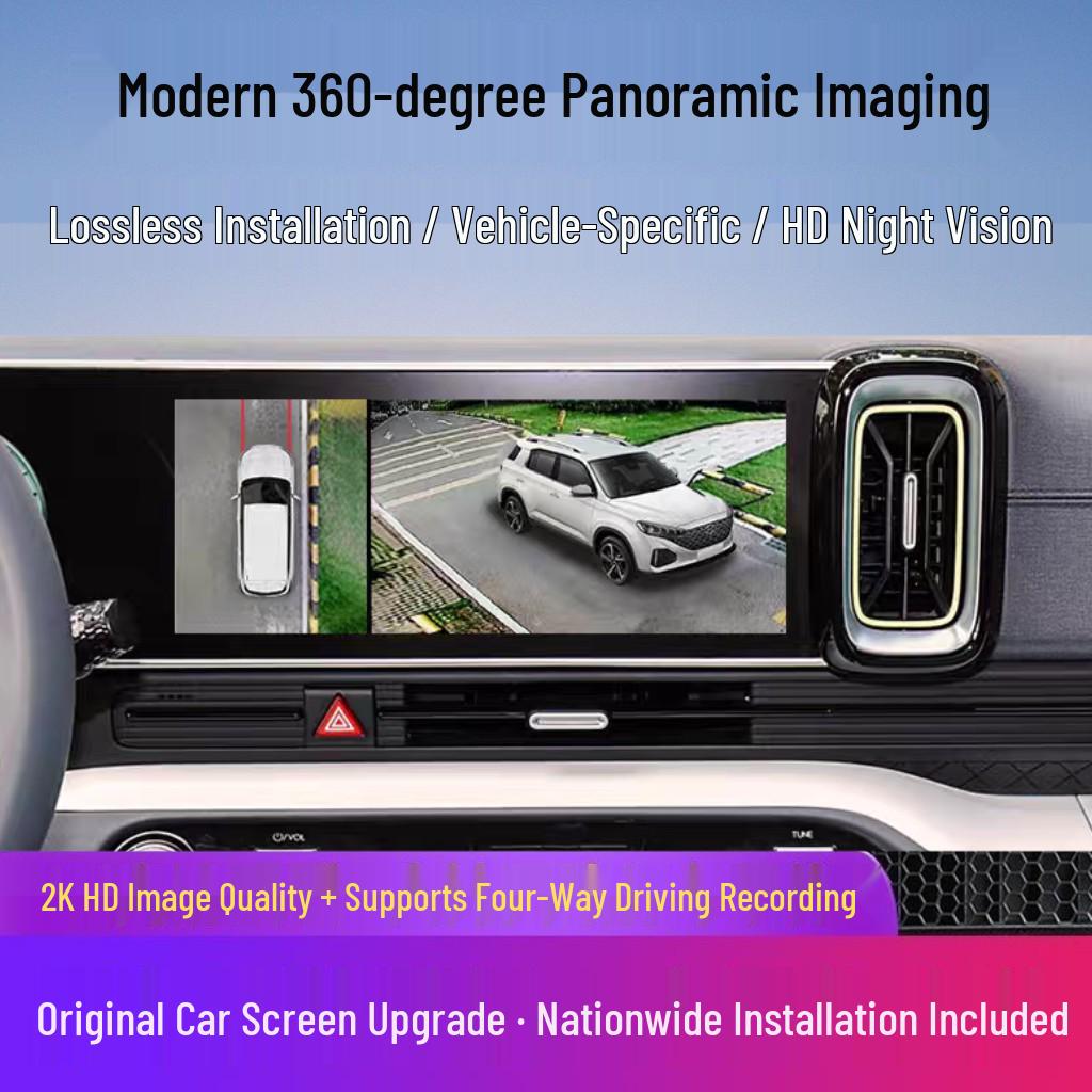 

360° Panoramic Camera System for Hyundai Elantra/Kia KX3/IX35 Sportage with Integrated Decoder