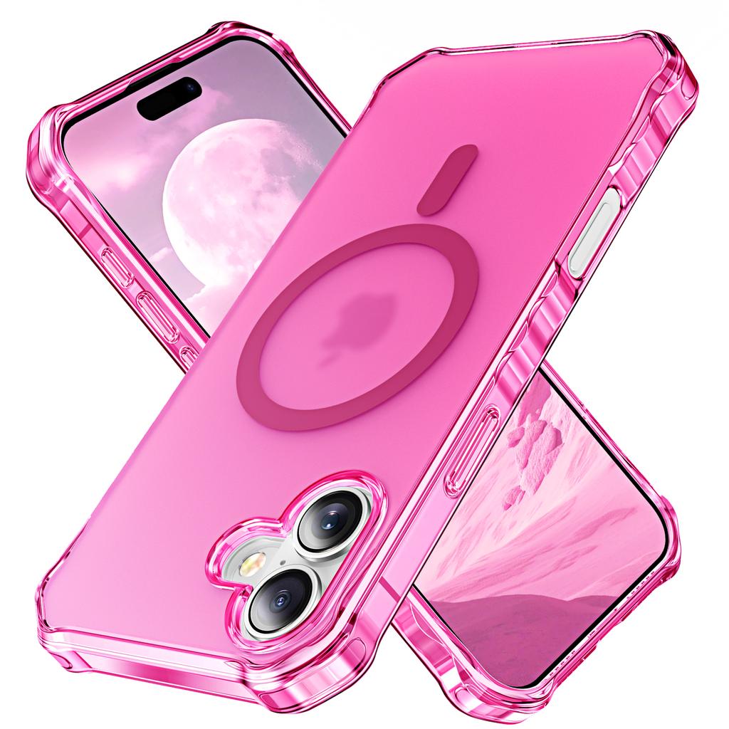For iPhone Air Case Compatible with MagSafe Small Wavy Edge PC+TPU Phone Cover