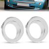Front Bumper Fog Light Lamp Frame Cover For BMW Mini R50 R52 R53 2004 2005 2006 2007 2008 51117127941 51117127942 Black/Chrome