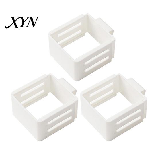 Fridge Side Door Shelf Refrigerator Organizer, Partitioned Storage Hanging Basket, with Snap-On Adjustable Kitchen Basket Telescopic Design, Rack for