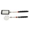 2pcs 360 Swivel Inspection Mirror Square Mirror LED Lighted Mirror  Small Parts Observation