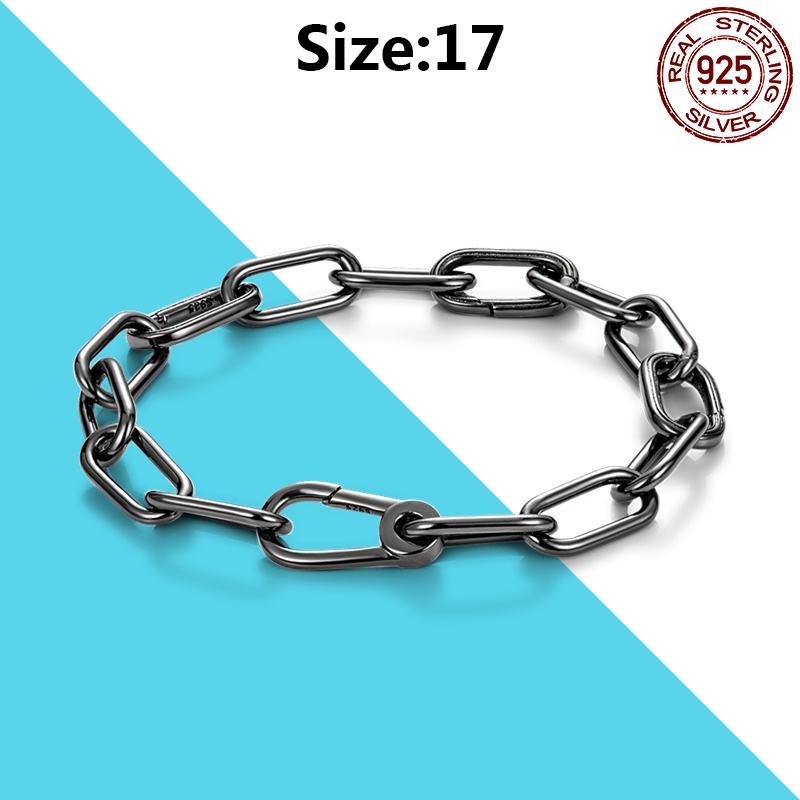 925 Silver Me Series Eye Medallion Pendant Charms for Bracelet Necklace DIY Link Earring Styling Two-ring Connector Jewelry