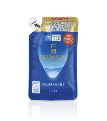 HADA LABO Shirojun Premium Lotion Skin Radiance Lotion Refill, 170 Ml - Type I - Light, for Oily and Combination Skin