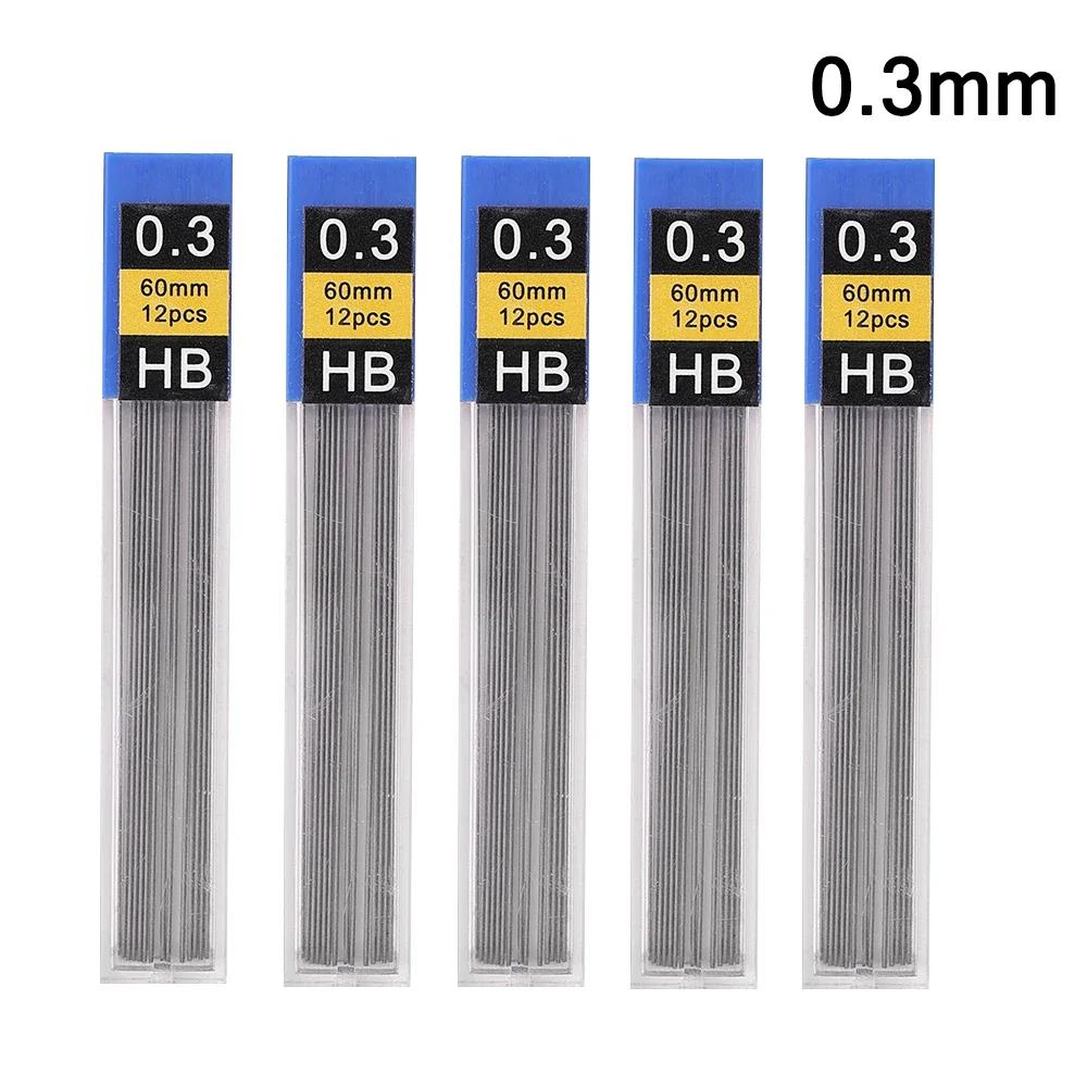 Full Metal Mechanical Pencil 0.3 0.5 0.7 0.9 1.3 2.0mm High Quality HB Automatic Pencils Writing School Pencils Office Supplies