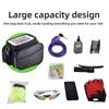 Bolsa para bicicleta impermeable para cuadro delantero accesorios de ciclismo para móvil