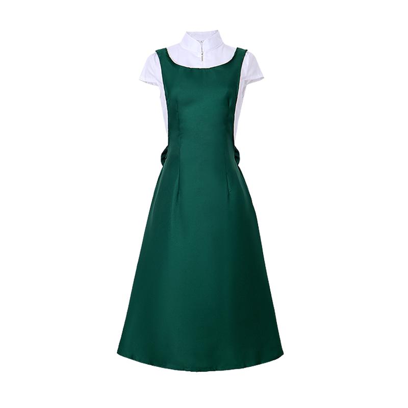 Anime Uzumaki Mother Uzumaki Kushina Cosplay Costume Halloween Carnival Christmas Fancy Party Dress Apron Bow Suit Shirt