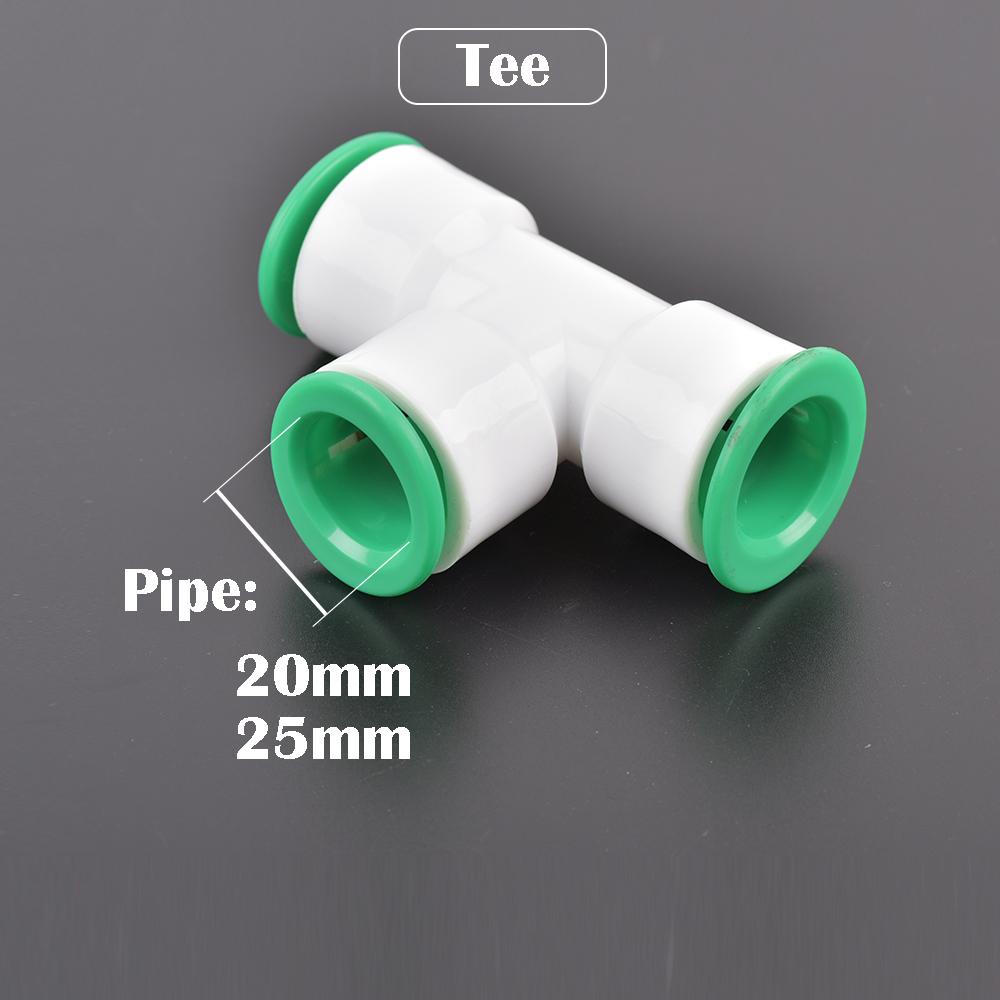 

1/2 3/4 дюймовая резьба для украшения дома водопроводные фитинги 20/25 мм ПЭ ПВХ ППР водопроводный кран водопроводный клапан быстрый соединитель 20mm