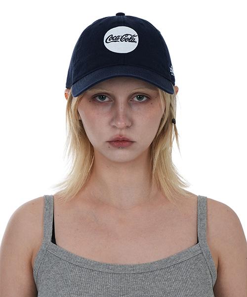 Amelikannideul Coca-Cola Circle Mark Ballpark Cap - Navy