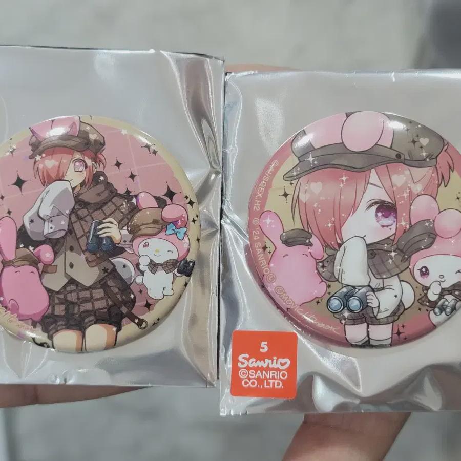 

Jibak Boy Hanako-gun Sanrio Characters Mitsuba Badge Batch