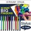 10x Universeller Metall-Stylus-Stift Touchscreen für Tablet Handy Ipad Ipod PC