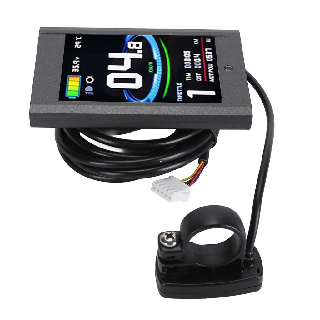Bike Display Panel Waterproof Colorful Portable 5 Pins 24V 36V 48V LCD12 Display with SM Connector for DIY Modification