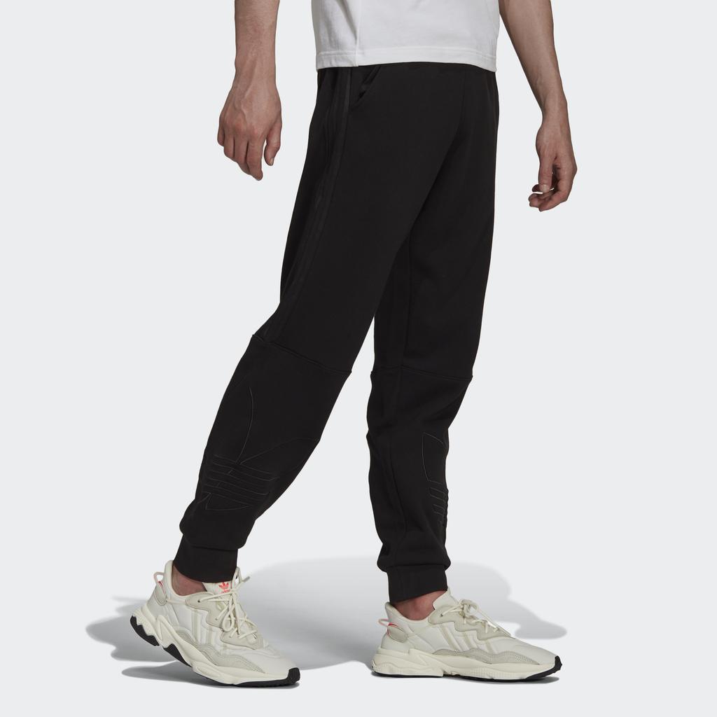 Adidas Originals Tricolor Trefoil Sweatpants Men Bottoms Black H13452