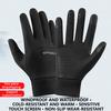 Getinfit Gloves Fleece Warm Cycling Windproof Gloves Outdoor Mountaineering Touch Screen Anti-Slip Waterproof Gloves Men Women