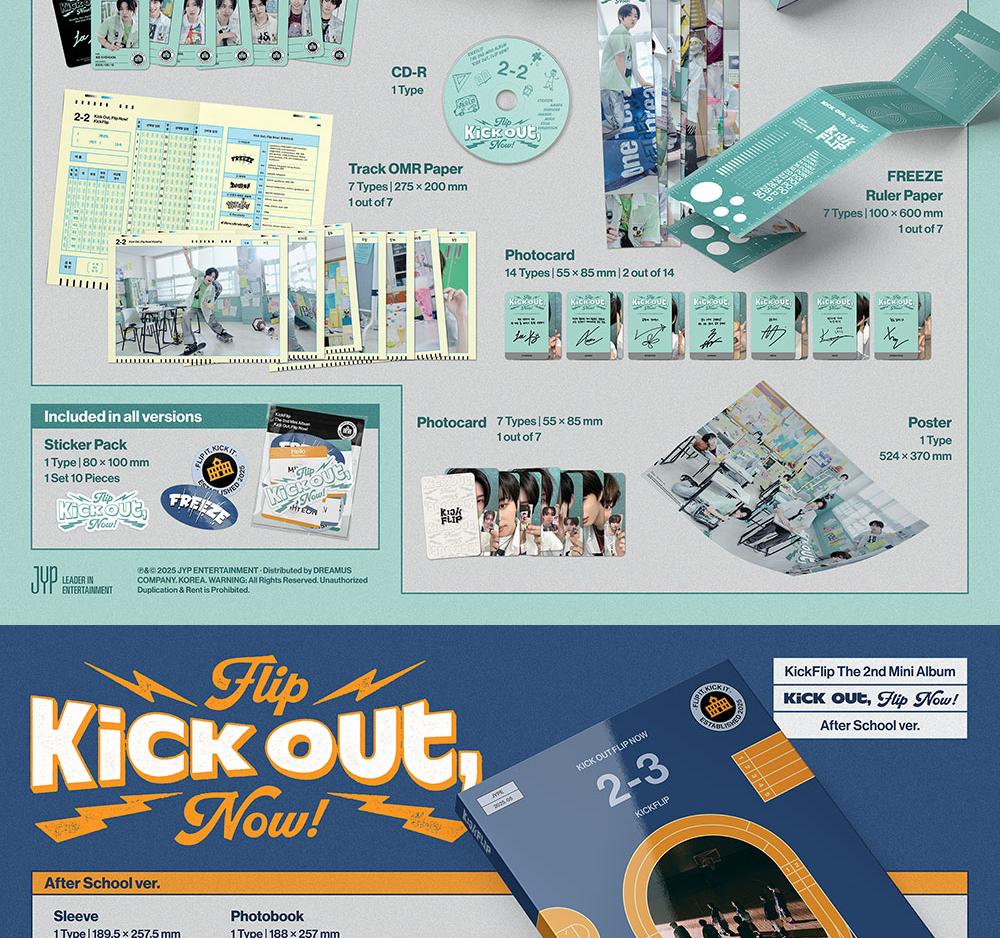 (STANDARD Ver.) KickFlip [KICK OUT, FLIP NOW!] 2nd MINI ALBUM