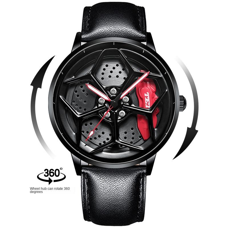 Ceas cu butuc de roată autentic SVJ, tridimensional, gol Tc5, etrieri forjați pentru mașină, modificat și rezistent la apă.