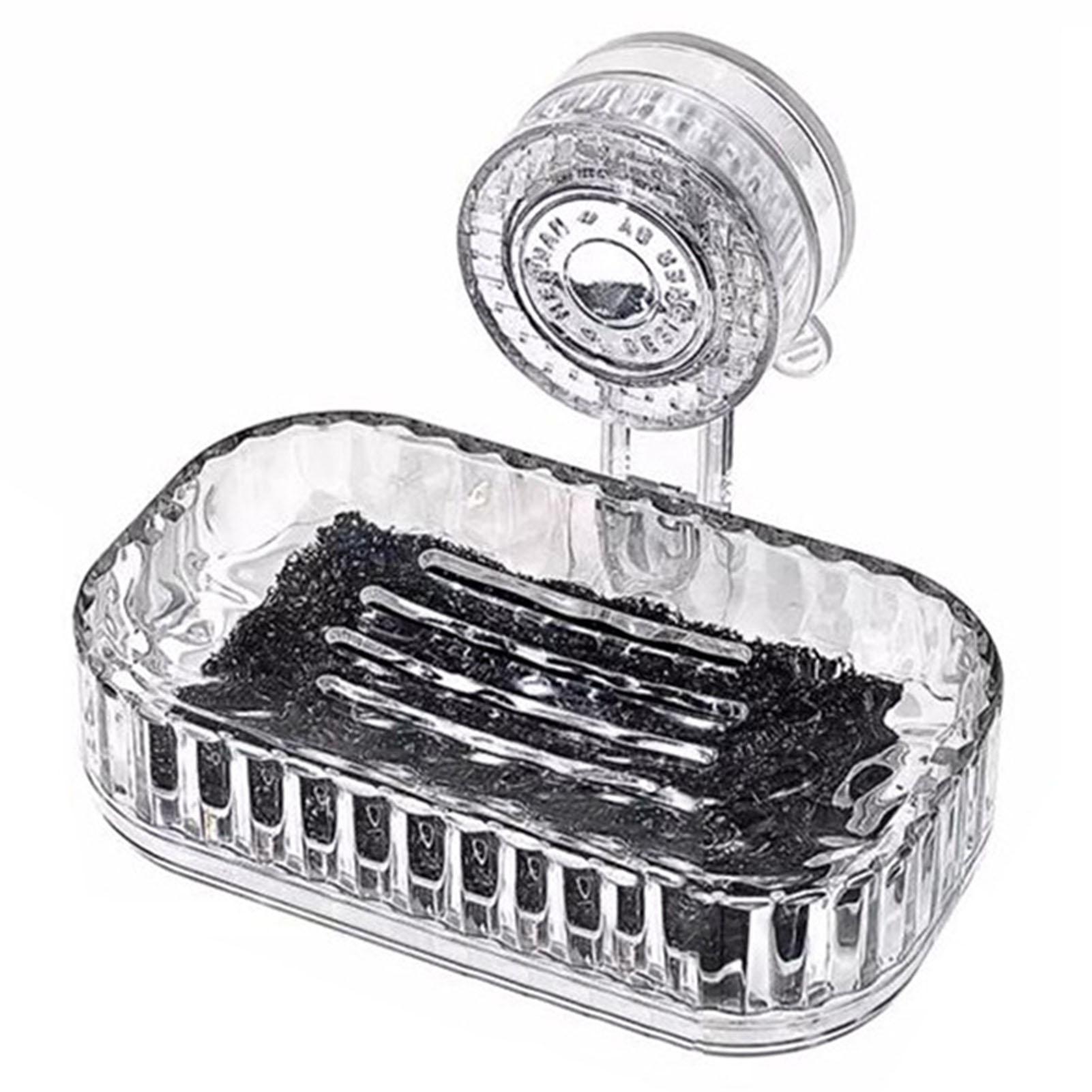 

Съемная мыльница с губкой, самоосушающаяся, простая в установке, контейнер для мыла для ванной, ванны, кухонной раковины