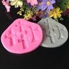 1 Pc Silicone Baking Tools Fondant Chocolate Mold Cross Shape Silicone Mold