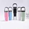 30oz Edelstahl tragbarer Reise-Thermosbecher mit Strohhalm - Großes Fassungsvermögen für Outdoor-/Autonutzung