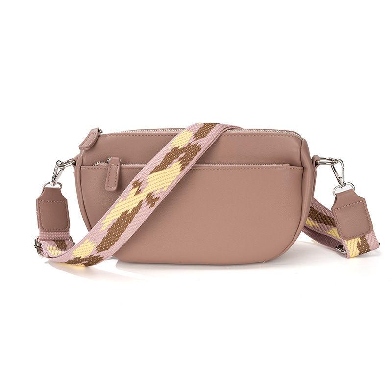 Women Fashion Shoulder Bags Artificial Leather Phone Bag Classic Design Crossbody Messenger Bag Zipper Purse