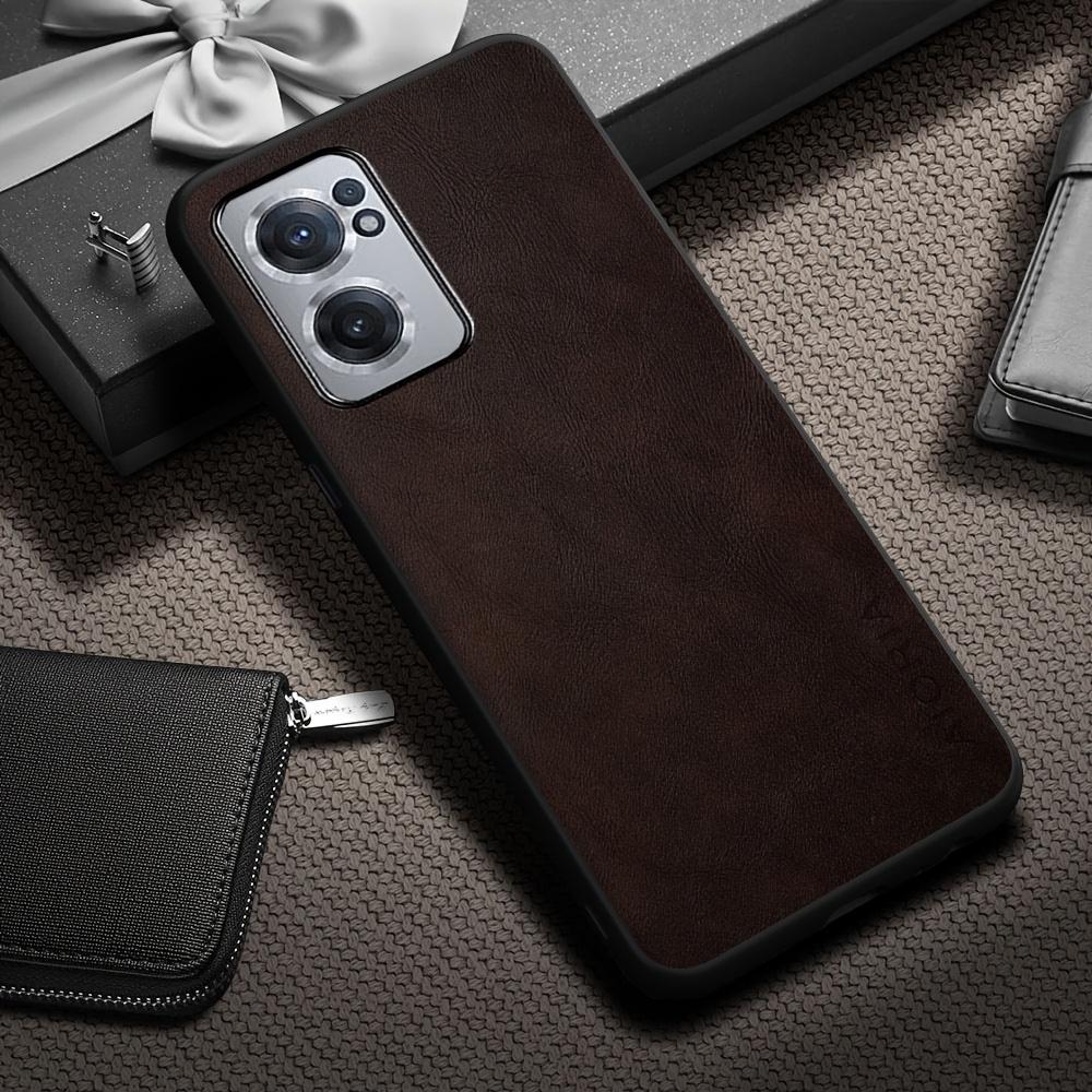 Phone Case - Luxury Retro Faux Leather Phone Case for Oneplus Nord CE CE5 CE4 CE3 CE2 Lite 5G N30 Matte Soft Bumper Hard Back Cover  Case