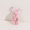 Soft and Adorable Rabbit Plush Toy with DIY Accessories Exquisite Rabbit Keyring Decoration Cute Rabbit Keychain Pendant