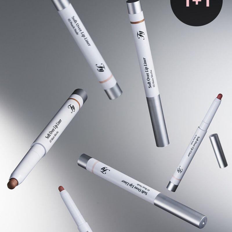 Flynn [1+1] Soft Over Lip Liner 0.8g (Choose 1 of 3) (1+1) 01 Rosy Nude + 02 Peach Nude