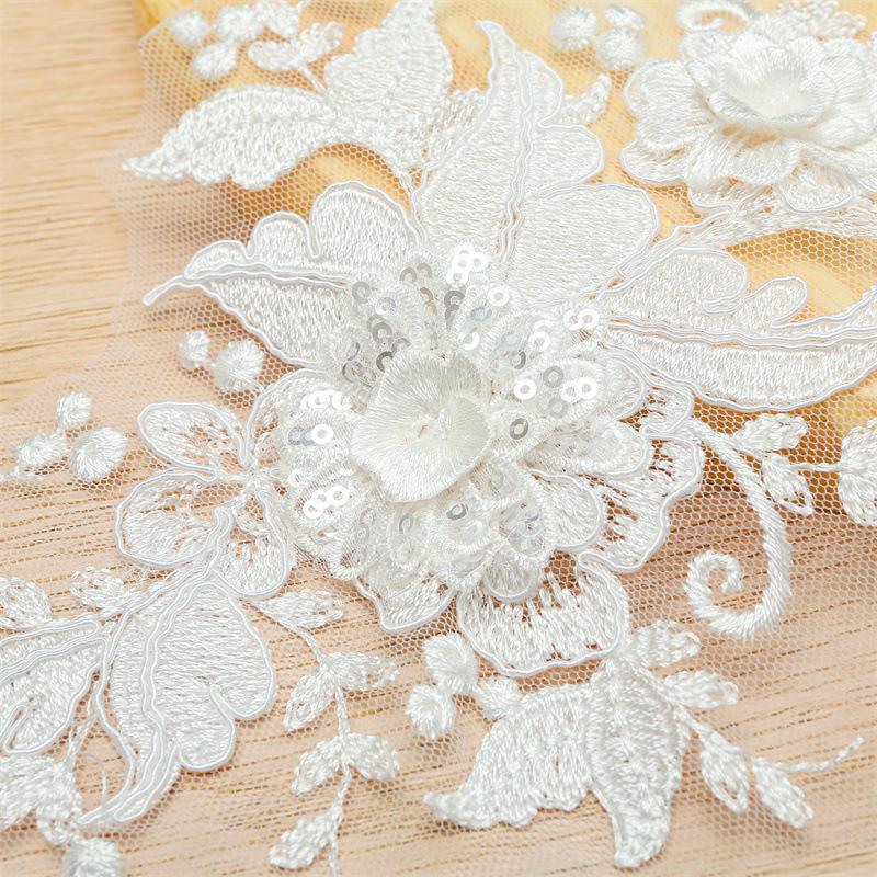 Three-Dimensional Embroidery, Flower Cloth Stickers, Beads, Car Bone, Lace Stickers, Flower Materials, Accessories, Clothing Decorative Flowers