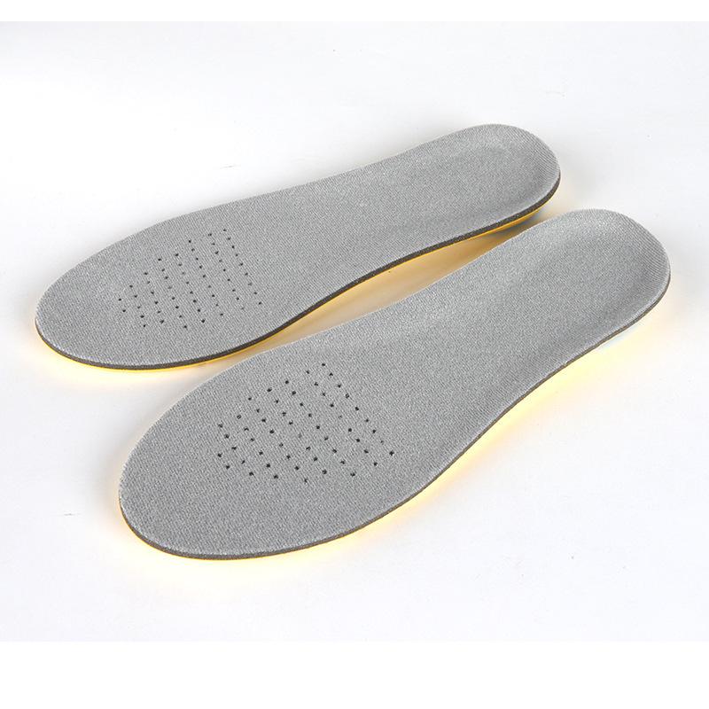 Men's Winter Sports Insoles - Sweat-absorbing, Odorless, Thickened Soft Velvet Surface for Comfortable Running