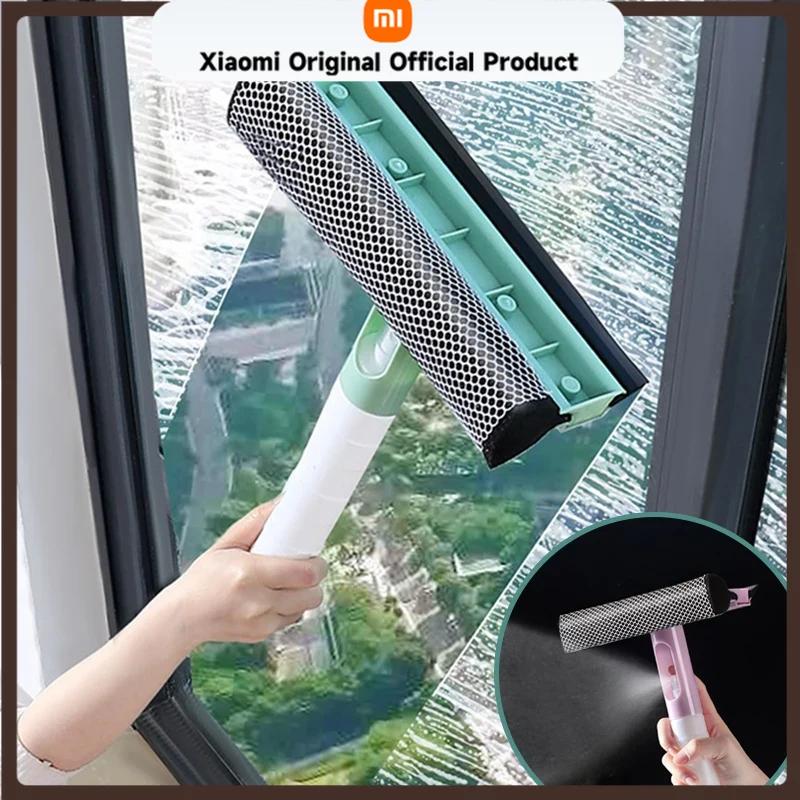 Xiaomi Cleaner Glass Wiper Multifunctional Household Window Toilet Tool Double-sided Wipe Window Cleaner Squeegee Kitchen Accessories