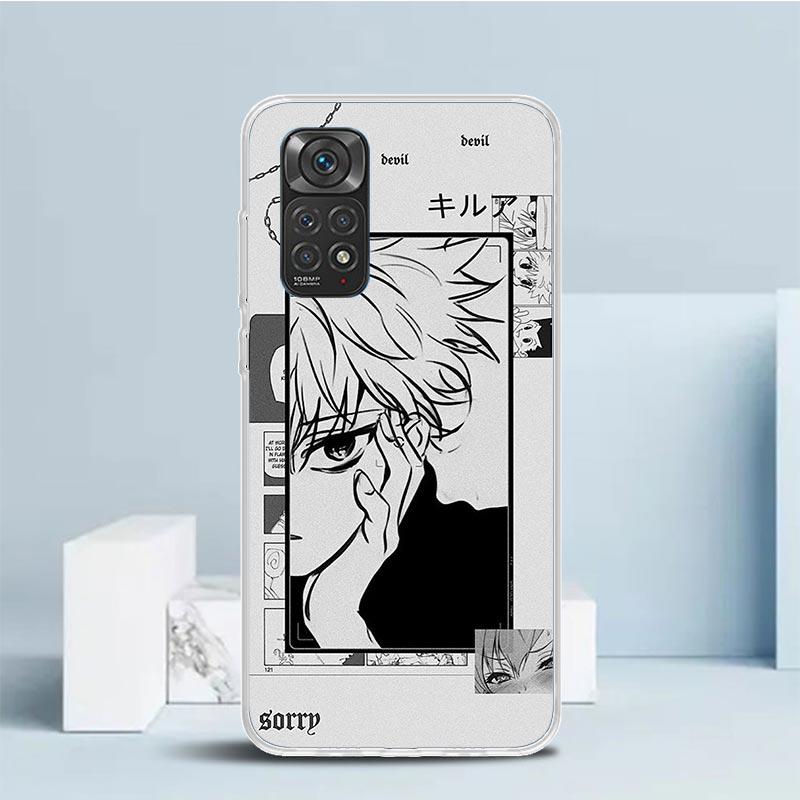 HunterX Killua Handyhülle Für Xiaomi Redmi Note 15 14 14S 13 12S 12 Pro Plus 11S 11 11T 11E 10S 10 + Weiche TPU-Rückseite Redmi N