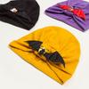 New Halloween Dress Up Baby Knotted Hat, Pumpkin Devil Baby Hat, Children's Pullover Hat
